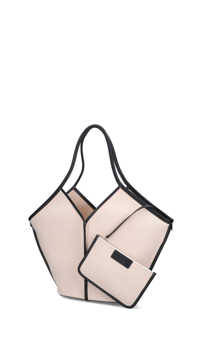 Shop Hereu Tote In Beige