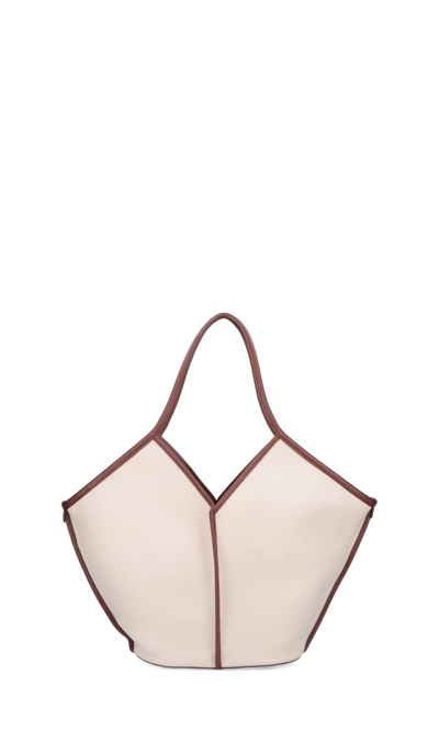 Shop Hereu Tote In Beige