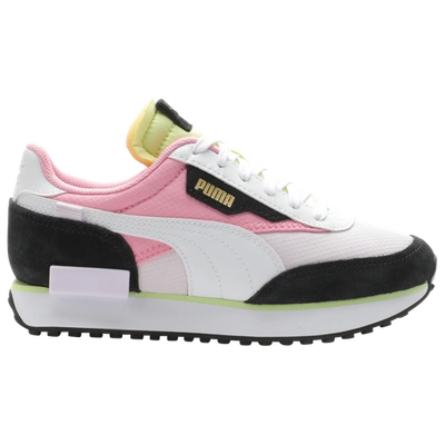 Shop Puma Girls  Future Rider In Lavender/white/pink