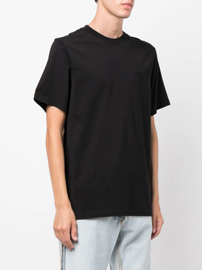 Shop Martine Rose Rear Graphic-print T-shirt In Black