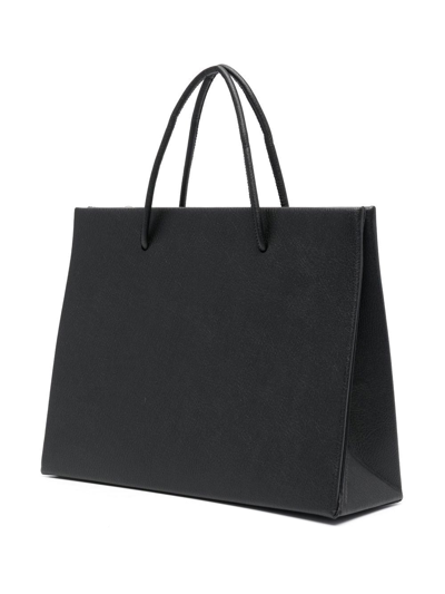 Shop Medea Logo-lettering Tote Bag In Schwarz