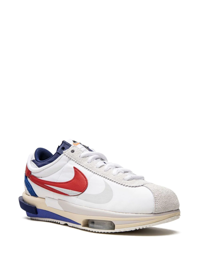 Nike Sacai Zoom Cortez Sp Sneakers In White