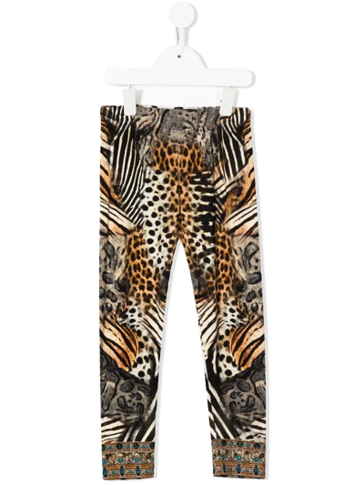 Shop Camilla Animal-print Leggings In For The Love Of Leo