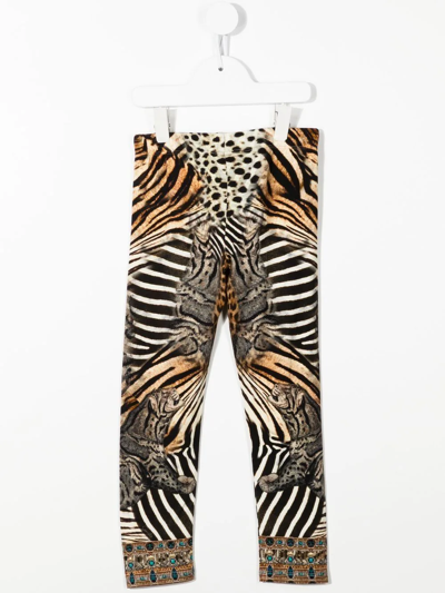 Shop Camilla Animal-print Leggings In For The Love Of Leo