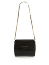 Givenchy Pandora Box Micro Leather Shoulder Bag In Black