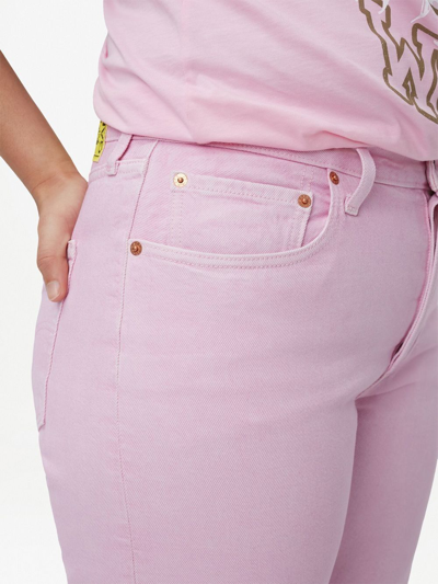 Ganni X Levi's 501 Jeans In Pink | ModeSens