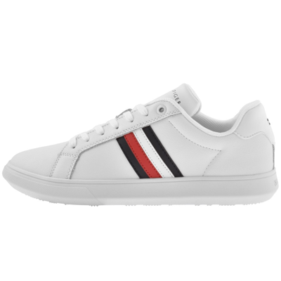 Shop Tommy Hilfiger Corporate Cup Trainers White