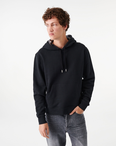 Shop Iro Thompson Black Hooded Sweatshirt In Black/grey