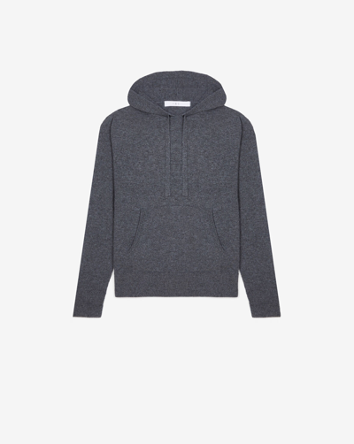 Shop Iro Posei Cashmere Wool Sweatshirt In Dark Grey