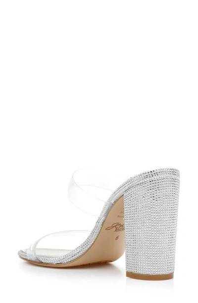 Jewel Badgley Mischka Lucero Sandal In Clear