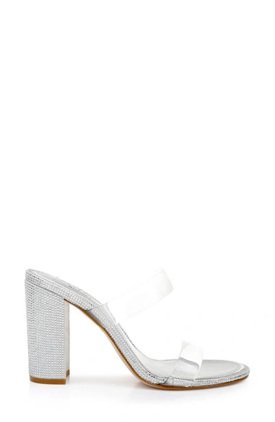 Jewel Badgley Mischka Lucero Sandal In Clear