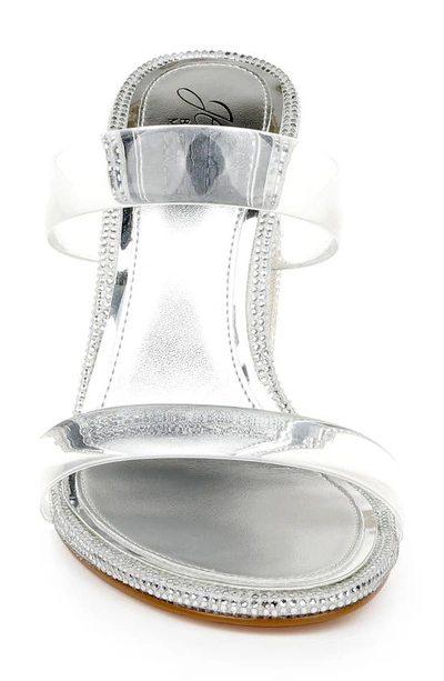 Jewel Badgley Mischka Lucero Sandal In Clear