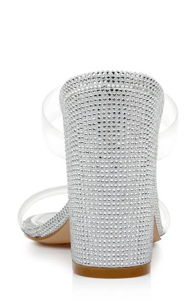 Jewel Badgley Mischka Lucero Sandal In Clear