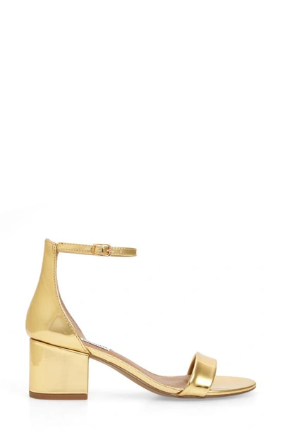 Steve Madden Irenee Ankle Strap Sandal In Gold Foil ModeSens