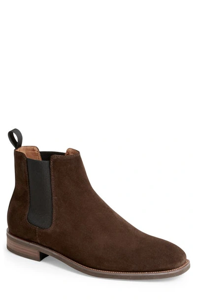 Shop Vagabond Shoemakers Percy Chelsea Boot In Java Suede