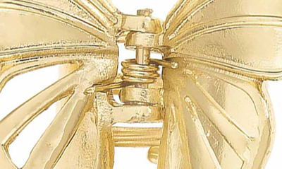 Ettika Set Of 4 Butterfly Jaw Clips In Gold