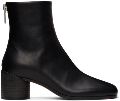 Mm6 Maison Margiela Black Anatomic Boots In Nero | ModeSens