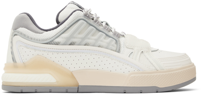 Shop Li-ning White Millenium Era Sneakers In Cloud Dancer