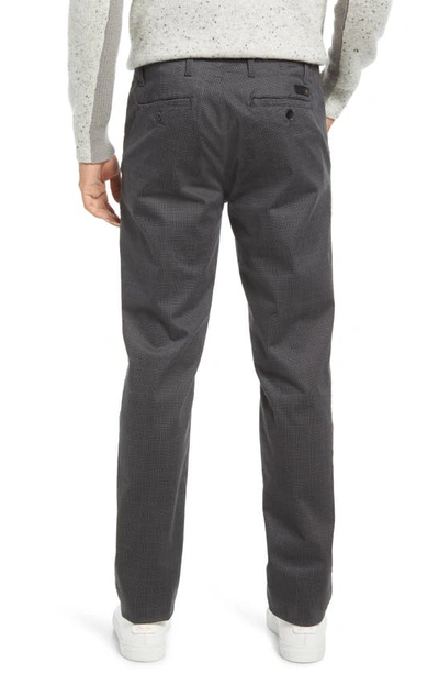 Ag Marshall Slim Fit Plaid Chinos In Cambridge Folkestone Grey
