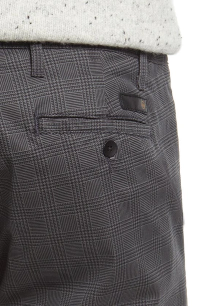 Ag Marshall Slim Fit Plaid Chinos In Cambridge Folkestone Grey