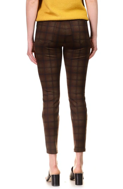 Shop Sanctuary Runway Plaid Leggings In Chanterell