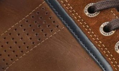 Shop Mephisto Harrison Sneaker In Tobacco Leather