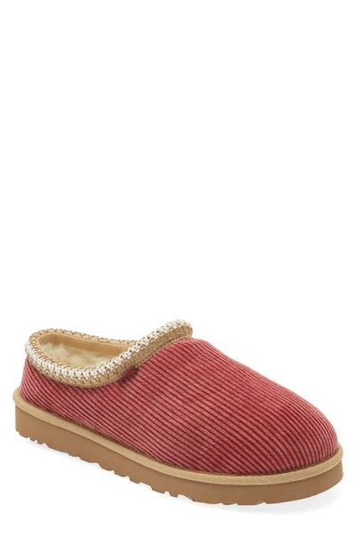 Shop Ugg Tasman Corduroy Ii Slipper In Red Wine