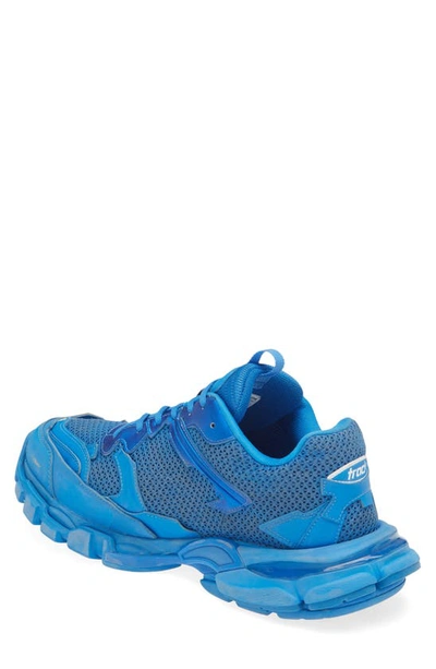 Shop Balenciaga Track.3 Low Top Sneaker In Blue/ White