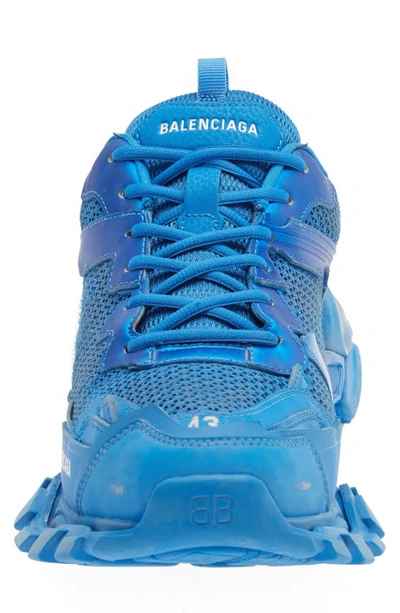 Shop Balenciaga Track.3 Low Top Sneaker In Blue/ White