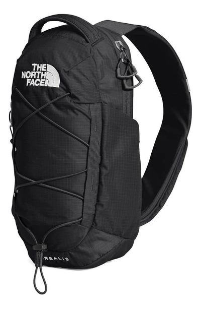Shop The North Face Borealis Water Repellent Sling Backpack In Tnf Black/ Tnf White