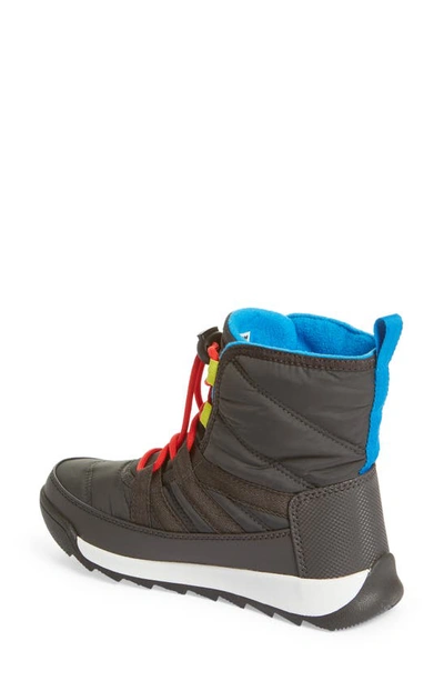 Shop Sorel Kids' Whitney™ Ii Short Waterproof Insulated Boot In Jet/ Sea Salt