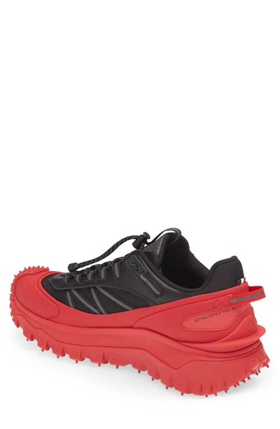 Shop Moncler Trailgrip Gtx Waterproof Hiking Sneaker In Red/ Black