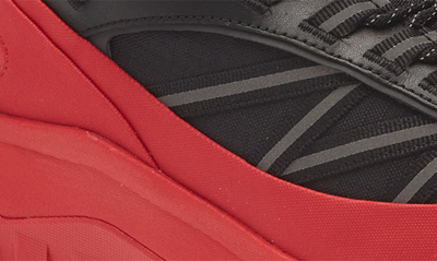 Shop Moncler Trailgrip Gtx Waterproof Hiking Sneaker In Red/ Black