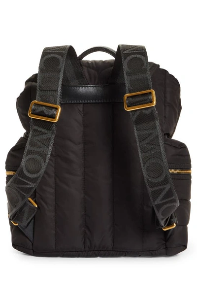 Shop Moncler Astro Quilted Nylon Backpack In Black