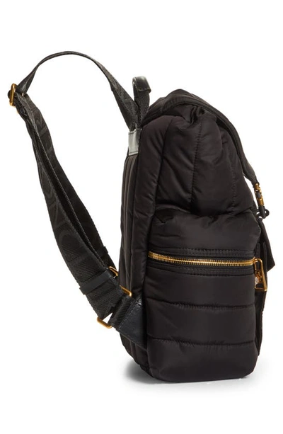Shop Moncler Astro Quilted Nylon Backpack In Black