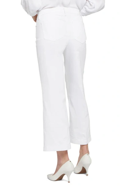 Shop Nydj Teresa Ankle Wide Leg Jeans In Optic White