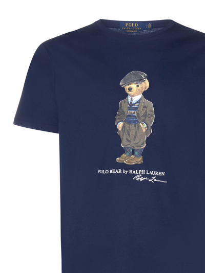Shop Polo Ralph Lauren T-shirt In Newport Nvy Heritage Bear