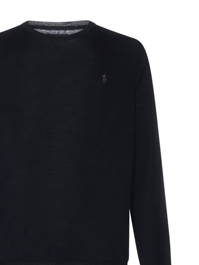 Shop Polo Ralph Lauren Sweater In Polo Black