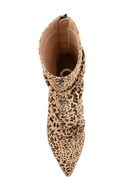 Shop Journee Collection Markie Bootie In Leopard