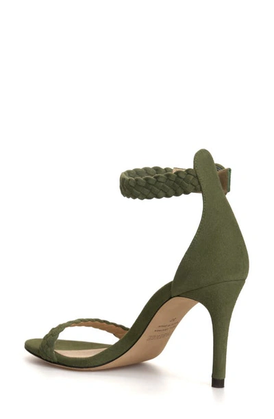 Shop L Agence Larissa Ankle Strap Sandal In Dark Moss