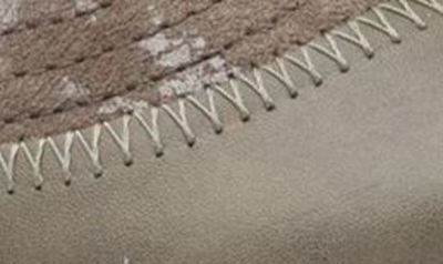 Naot Kire Mary Jane Flat In Gray Marble Suede