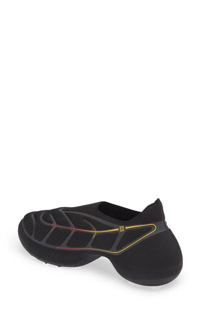 Shop Givenchy Tk-360 Plus Slip-on Sneaker In Black/ Yellow