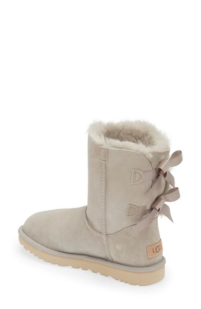 Shop Ugg Bailey Bow Ii Genuine Shearling Boot In Goat