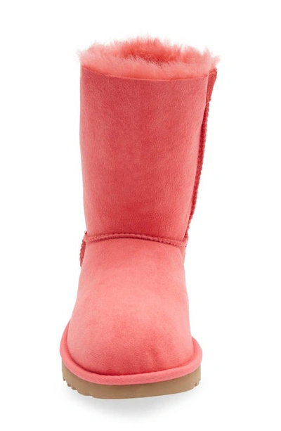Shop Ugg Bailey Bow Ii Genuine Shearling Boot In Nantucket Coral