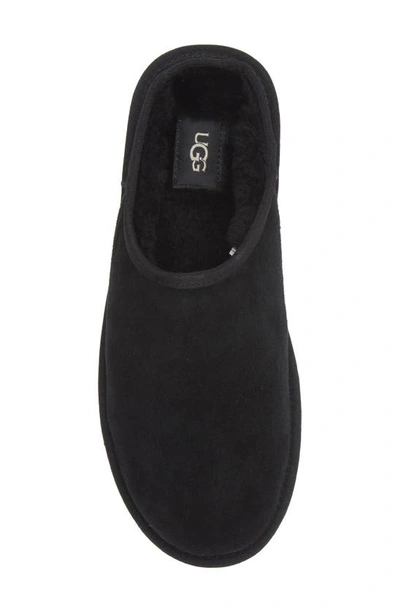 Ugg Monochromatic Suede Mule Slipper In White