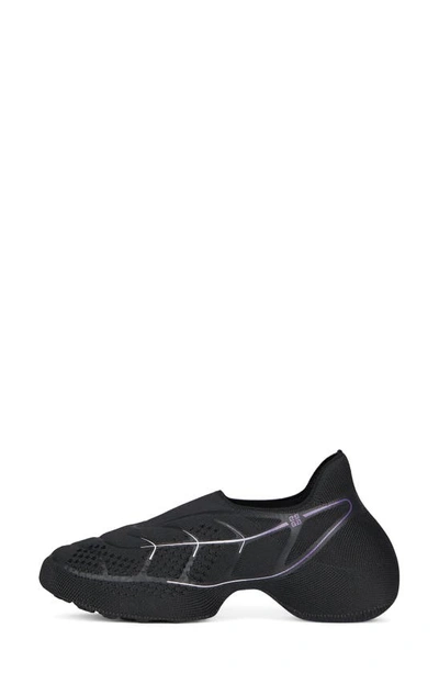 Shop Givenchy Tk-360 Plus Knit Sneaker In Black/ Purple