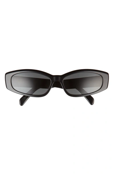 Celine Women's 58mm Rectangular Sunglasses In Black/gray | ModeSens