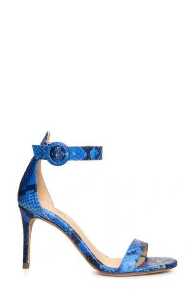 Shop L Agence Gisele Ii Ankle Strap Sandal In Paloma Blue
