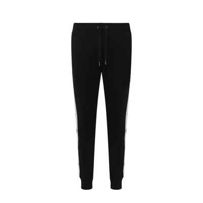 Shop Dolce & Gabbana Cotton Jogging Pants In Black