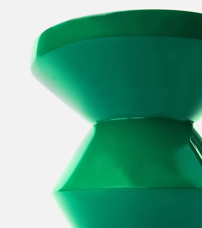 Polspotten Zig Zag Stool In Grn